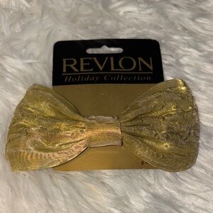Revlon Gold Vintage Hair Bow - Holiday Collection